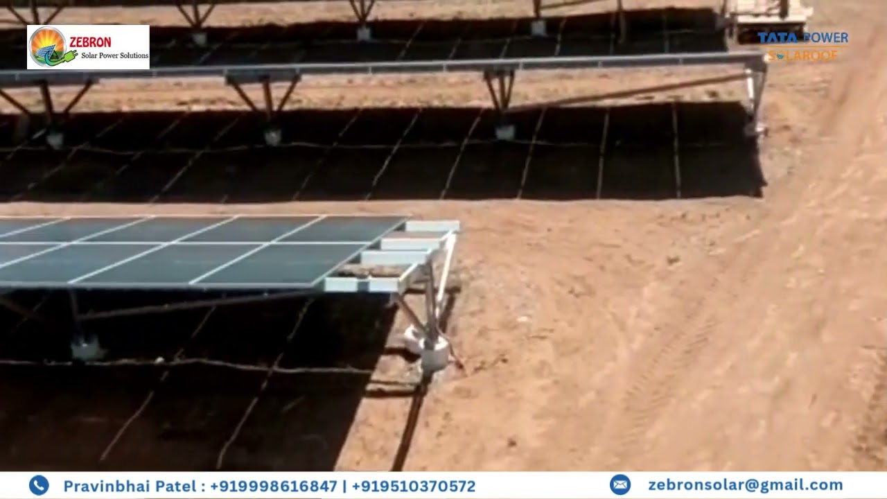 MG Threads Vithodar Banaskantha | 2.165MWp Solar Successfully Working by Zebron Solar
