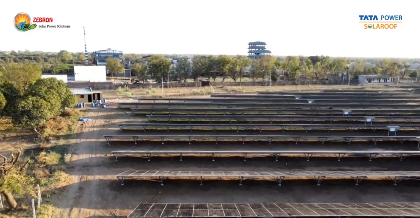 Param Kraft Paper Pvt Ltd Siddhapur Patan | 1.0MWp Solar Successfully Working by Zebron Solar