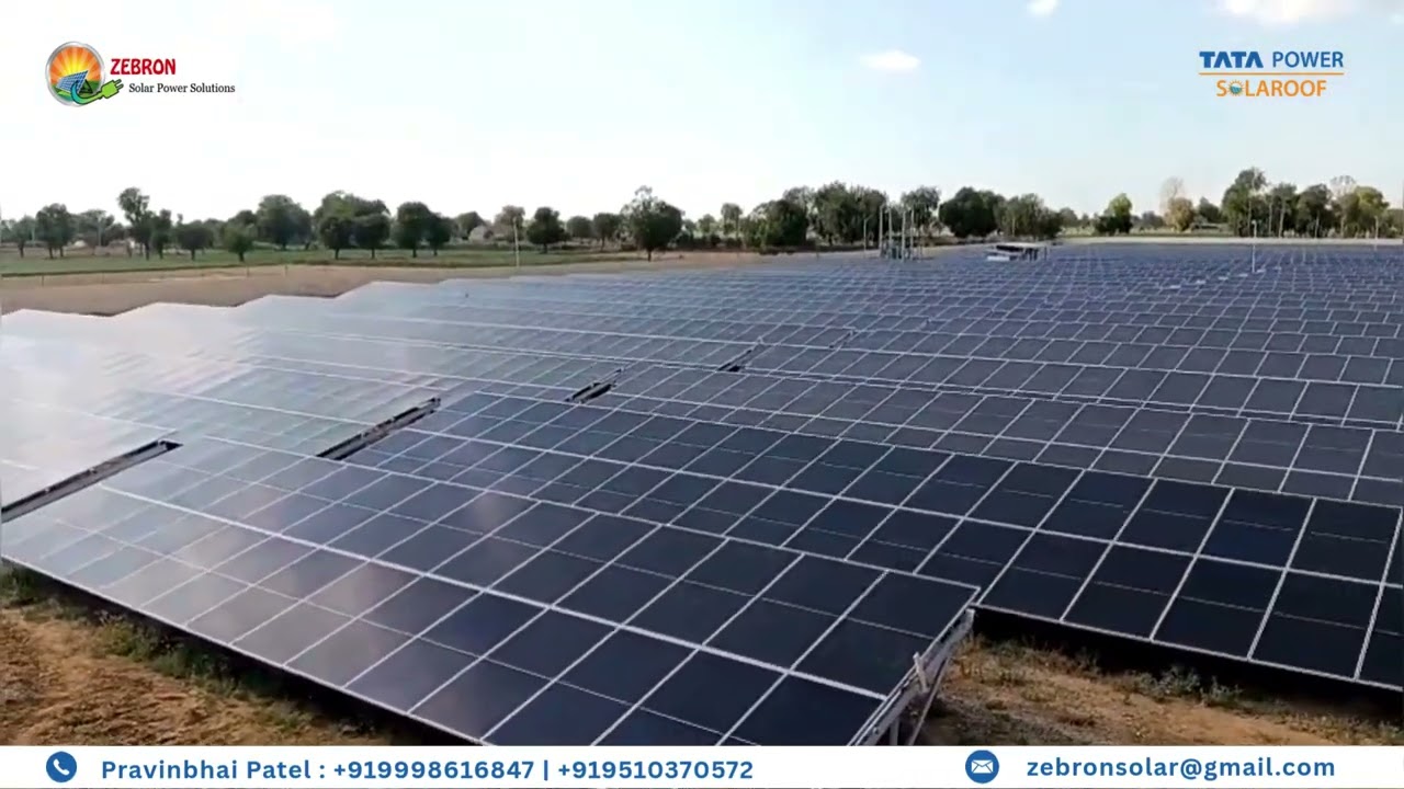 Vaishnodevi Refoils & Solvex Deesa Banaskantha | 2.5MWp Solar Successfully Working by Zebron Solar